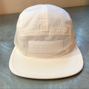 Supreme Nylon Pique Camp Cap White, Deadstock
